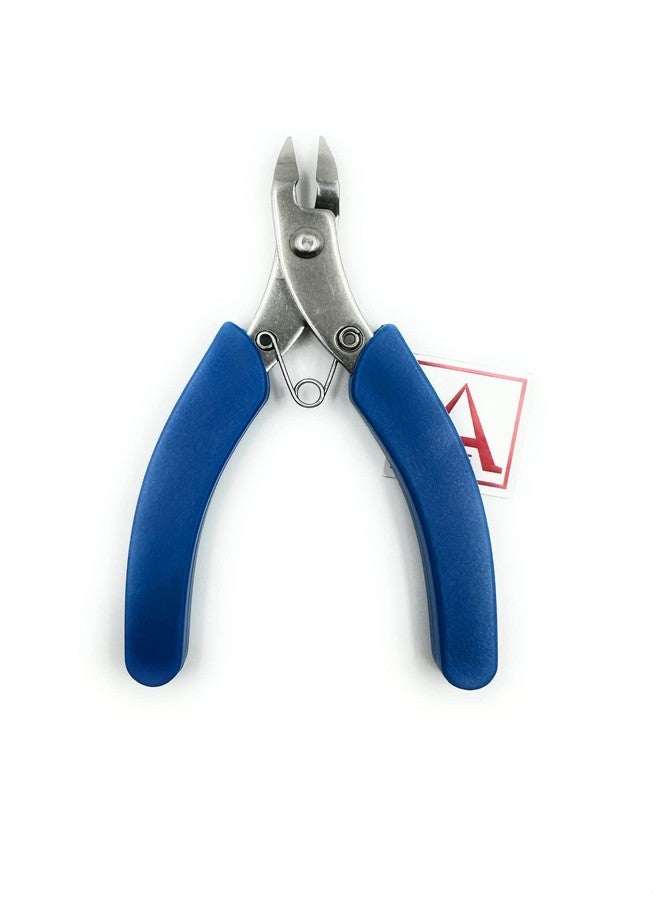 أون كماشة قطع الأسلاك الصغيرة المائلة من الفولاذ المقاوم للصدأ من Aone Yamato، بطول 4 بوصات، متعددة الاستخدامات ومغطاة بالبلاستيك، لقطع الأسلاك والكابلات البلاستيكية، وصناعة المجوهرات وإصلاحها، والإلكترونيات، وصناعة الساعات، والحرف اليدوية. - Image 3